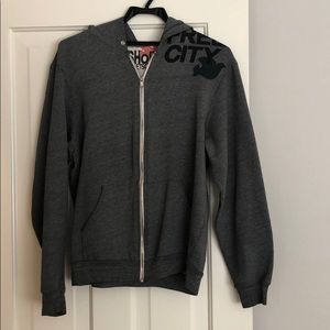 Free City Zip Up Hoodie